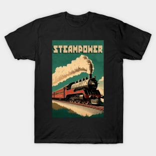 Vintage Steam Train T-Shirt